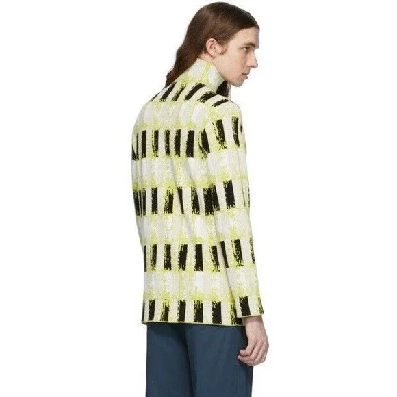 Namacheko Yellow and Beige Tsivot Turtleneck Size Large NWT SKU: 201046M205023